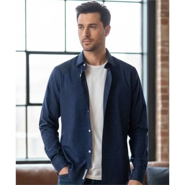 Tommy Hilfiger Men’s 100 Percent Cotton Shirt – Regular Fit