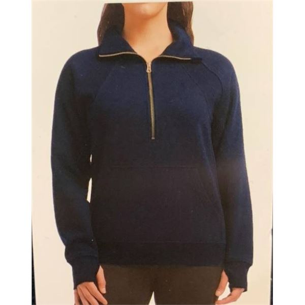 Danskin Quarter-Zip Pullover Sweatshirt – Medium Size