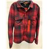 Image 2 : Realtree Red and Black Checkered Medium Jacket with Sherpa Lining