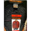Image 3 : Realtree Red and Black Checkered Medium Jacket with Sherpa Lining