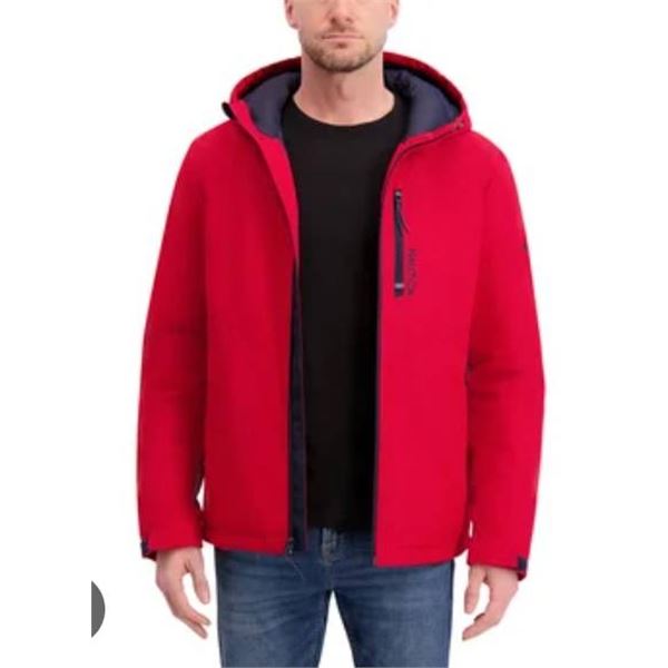 Nautica Red Water and Wind Resistant Jacket XL/TG