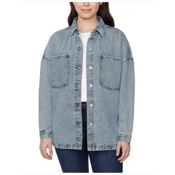 Hudson Los Angeles Oversize Denim Shacket Size Small