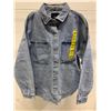 Image 2 : Hudson Los Angeles Oversize Denim Shacket Size Small