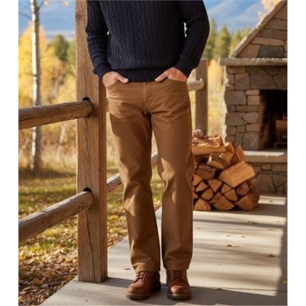CAT 38×32 Fleece Lined Canvas Pants Model 1640009