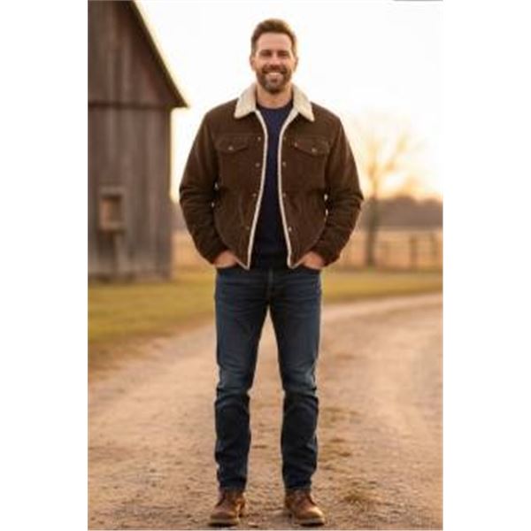 Levi’s Men’s Corduroy Sherpa Jacket, Size M, Style 5158001