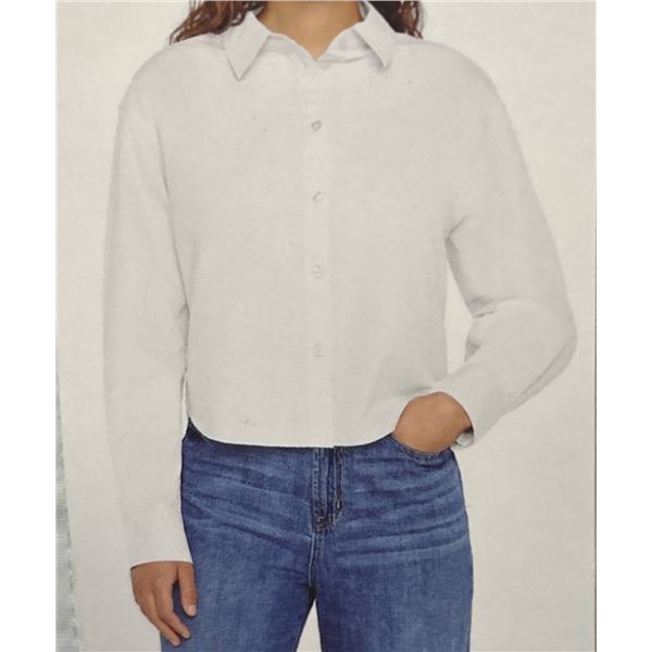 Gap White Button-Up Shirt Size M/M With Tags