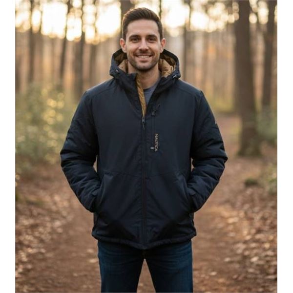 Nautica XL Hooded Jacket with Tag –  Navy