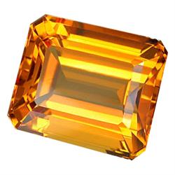 11.40ct  Emerald Golden Citrine Brazil (GEM-13065)