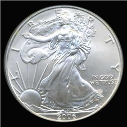 2006 Silver Eagle Graded MS70 First Day (COI-6273)