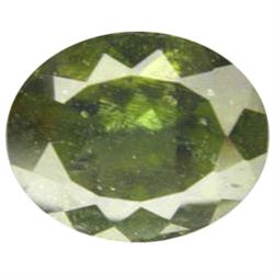 2.98ct Deep Green AAA 11X9mm Moldavite (GEM-16291)