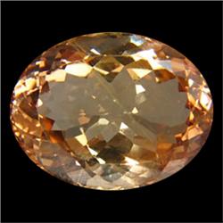 110.5ct Rare Golden Fire Imperial Topaz  Appraisal Estimate $24865 (GEM-17535)