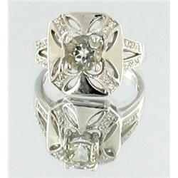 1.10ct Round Cut Beautiful Topaz Ring Sterling (JEW-1611)