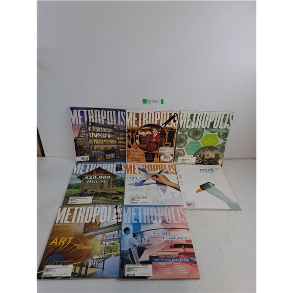 (8) Magazines- Mostly Metropolis
