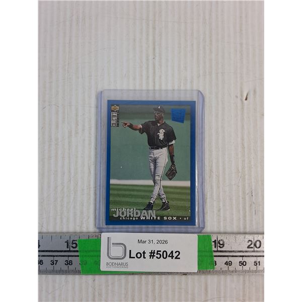 Rookie Baseball Card- Michael Jordan-Cannot Guarantee Authenticity
