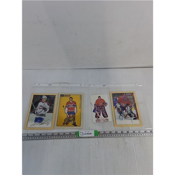 (3) Autographed Montreal Canadians-Cannot Guarantee Authenticity