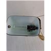 Image 4 : Vintage Banker's Lamp With Green Glass Shade And Polished Brass Base- Works - PICK UP
