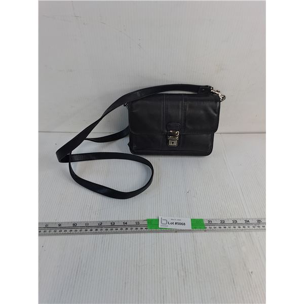 Top Grain Leather Purse Visione Italy 8.5"
