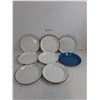 Image 1 : (8) Metal Plates Up To 9.5"