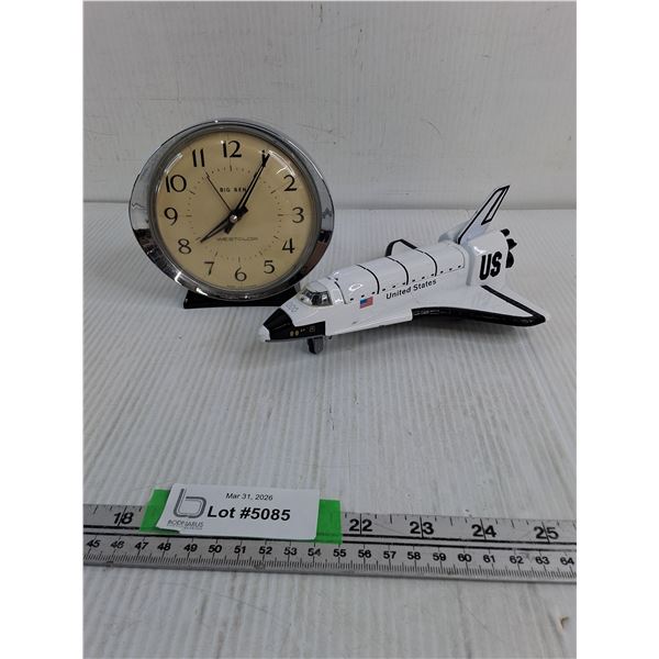 Daron Toy Space Shuttle, Westclox Big Ben Alarm Clock