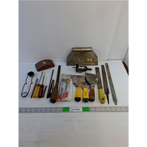 Assorted  - Hand Tools (Files, Striker, Screwdrivers, Misc.)