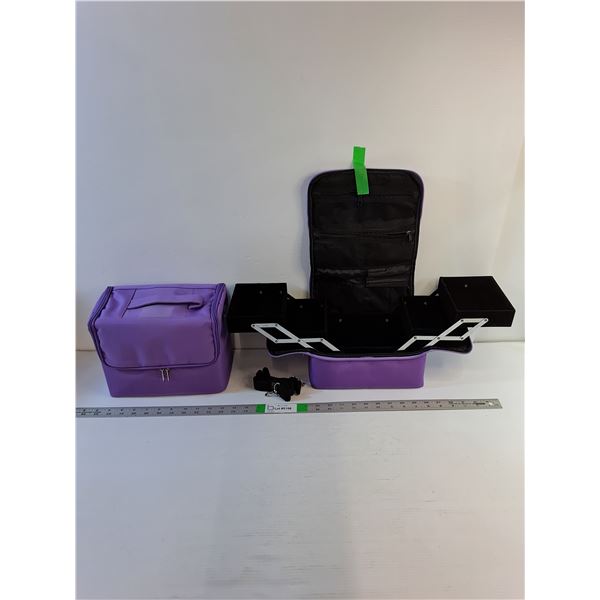 (2) Cosmetic Makeup Case - 4-Tier - New