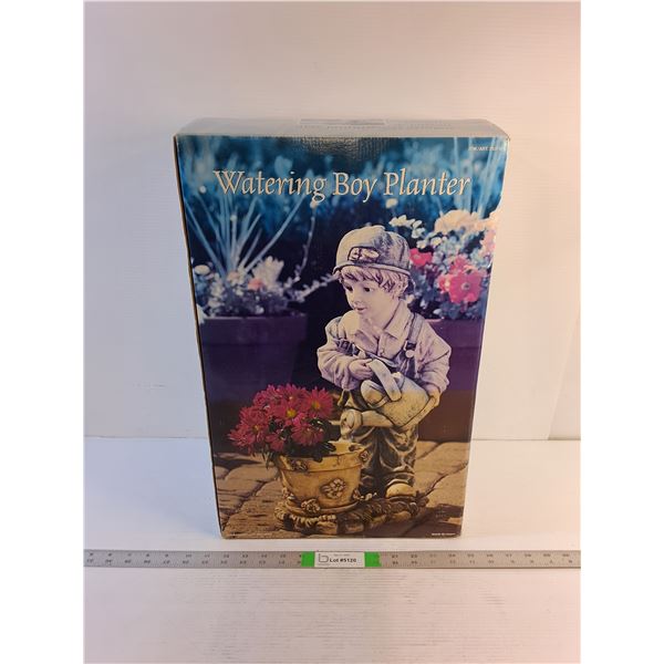 Watering Boy Planter - 20" Tall - New-In-Box - PICK UP