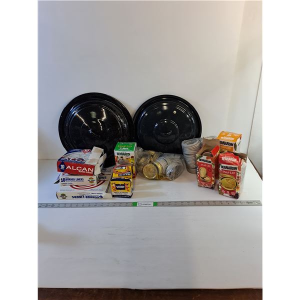 Assorted  - Canning - Lids, Rubber Seals, Burner Guards