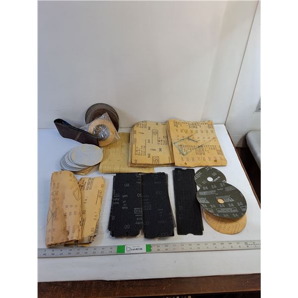 Sand Paper/Discs - Assorted Grit 80, 100, 120. 280, 360, 400 ( Misc.)