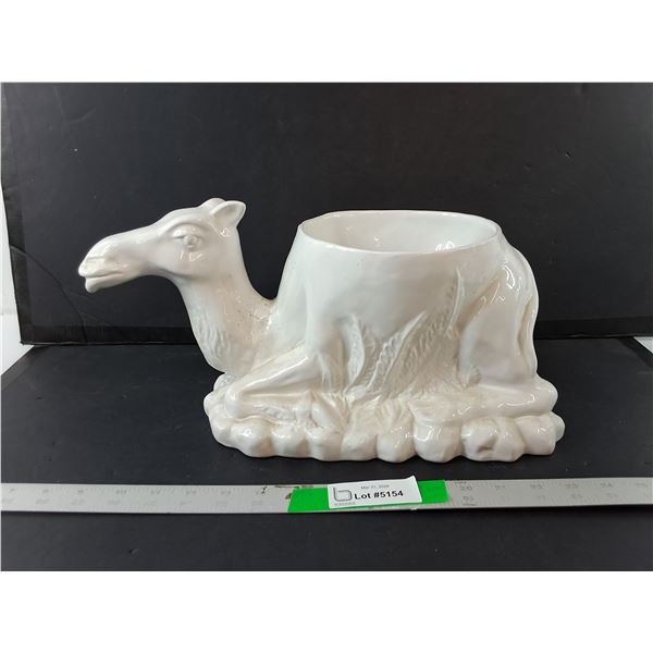 Ceramic Camel Planter 15.5" Long x 7" Tall