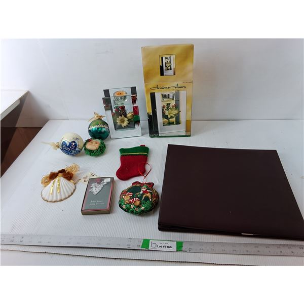 Christmas Ornaments, Tealight Holder & Photo Album