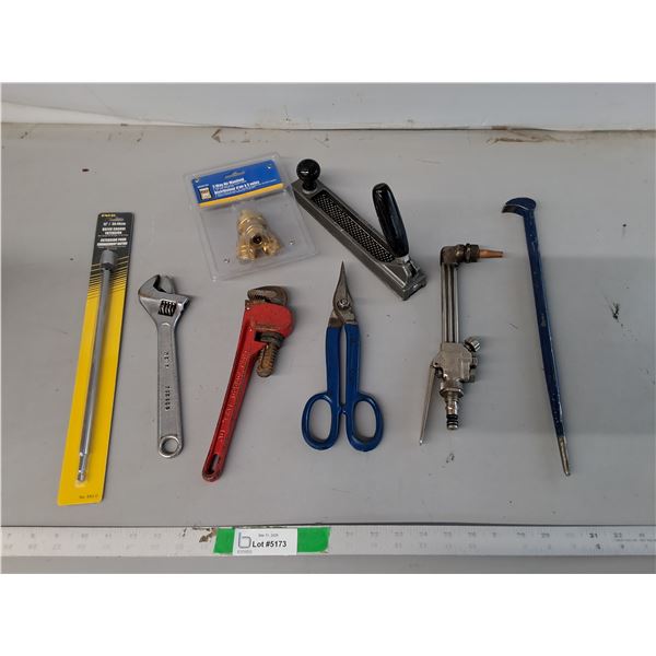 3 Way Air Manifold, Pipe Wrench, Quick Change Extension, Misc.