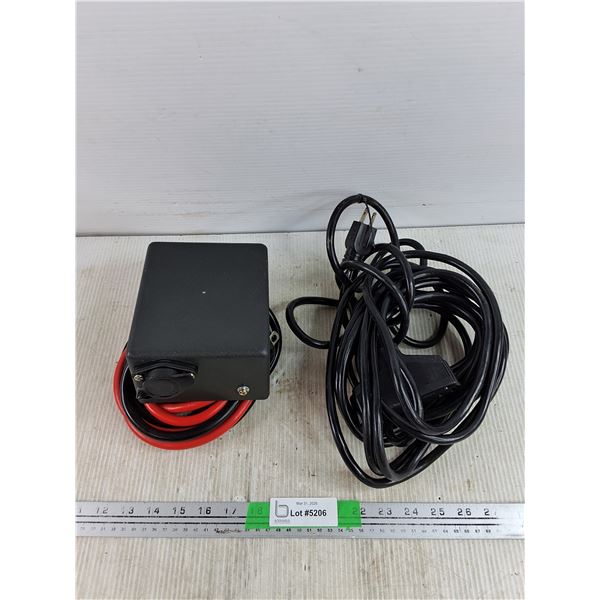 3 Outlet Extension Cord, Power Converter - As Is