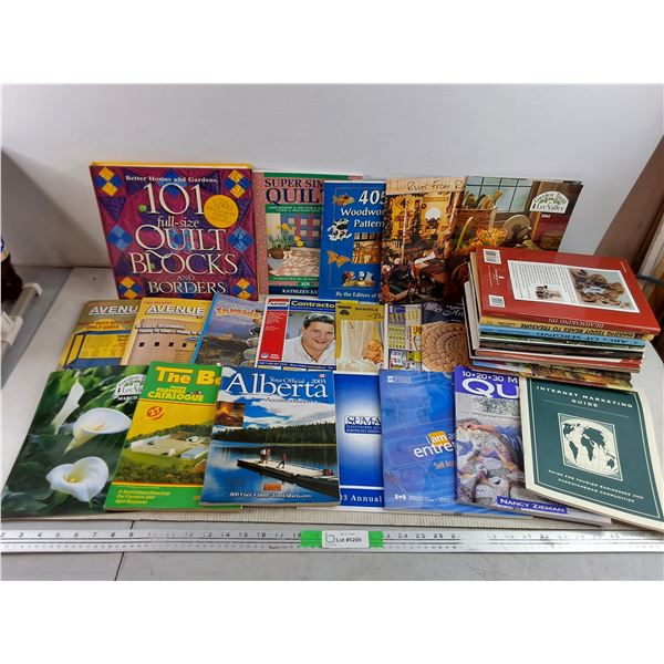 Assorted Books - Garden Tools, Quilt Blocks & Borders, Avenue - PICK UP