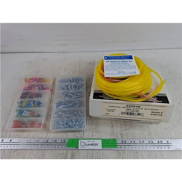 Eye Hooks, Fuses, Tygon Fuel Line