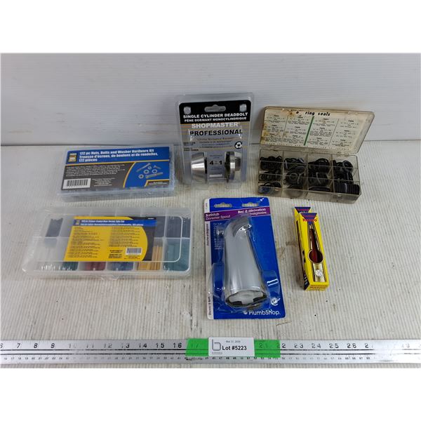 Power Fist Nuts, Bolts & Washer Hardware Kit, Shrink Tube Set, O Rings, Woodstock Kazoo, Misc