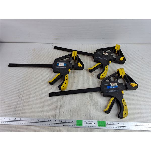 (3)  Matrix 8" Bar Clamps