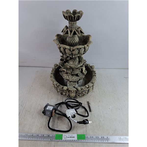 Decorative Table Top Fountain - As Is - Pick Up Preferred