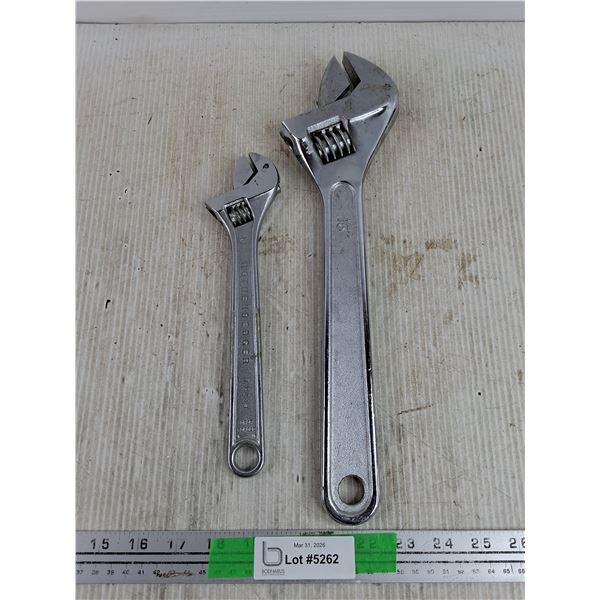(2) Adjustable Wrenches