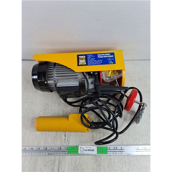 Power Fist Electric Hoist - Powers On, As Is