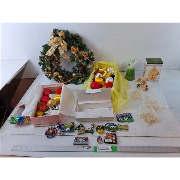 Magnets, Christmas Ornaments, Wreath, Misc.
