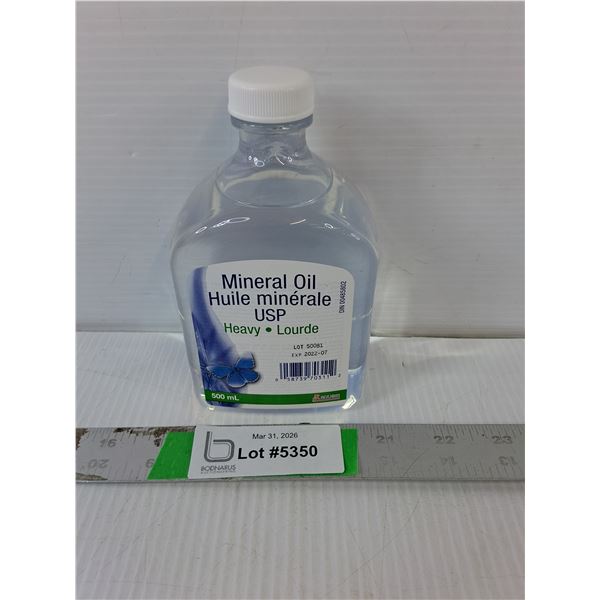Bottle of 500 ML Mineral Oil, Cannot Ship