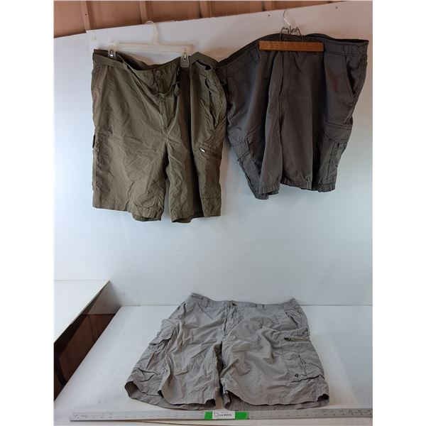 (3) Pairs of Men's Shorts- Columbia 46W 12L, George- 46