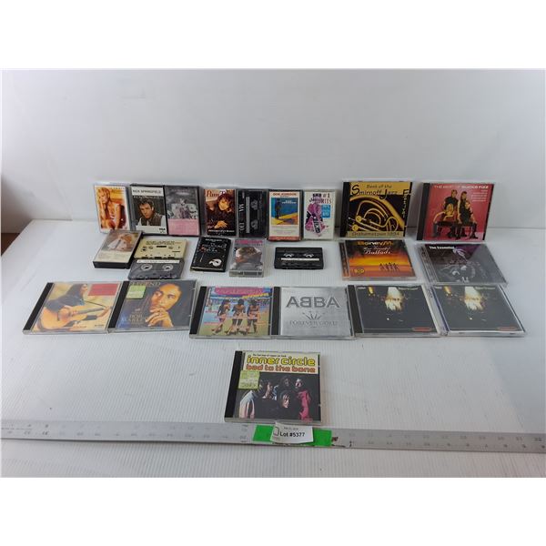 CDs & Cassettes- Bob Marley, Rod Stewart, Boney M., Misc.