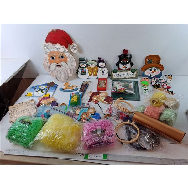Wooden Christmas Figurines, Sewn Fabric Animals, Crochet Trips, Misc.