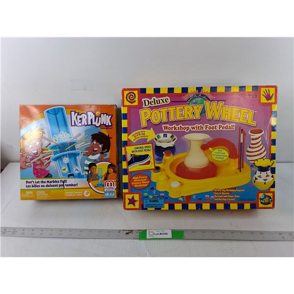 Kerplunk & Deluxe Pottery Wheel- As Is