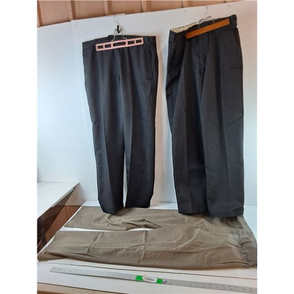 (3) Pairs of Men's Dress Pants- 34 x 32 & 36 x 34