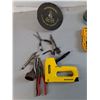 Image 3 : Staple Gun, 1/2" Chuck with Key, Drill Bits, Misc.