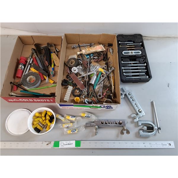 Electrical Marrettes, Tubing Flaring Tool, Steering Wheel Puller Set, Misc. Cannot Ship