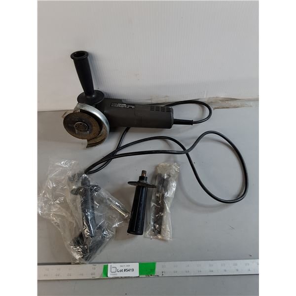 Craftsman 4 1/2" Angle Grinder- Powers On