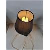 Image 3 : (2) Black Lamps - One Powers On, H 14" - PICK UP ONLY